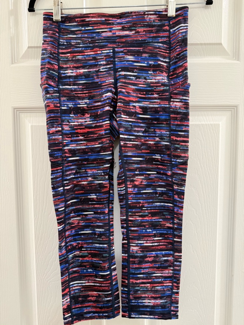 NWOT!  lululemon athletica Multi-Color Striped Active Leggings